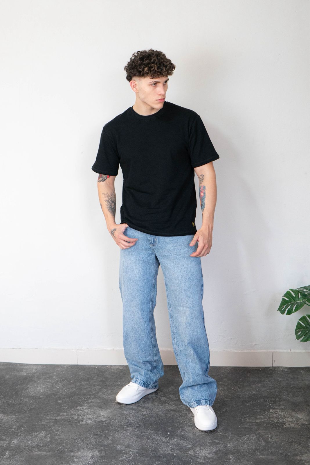 SEMI-OVERSIZE WAFFLE WOLFKING NEGRO