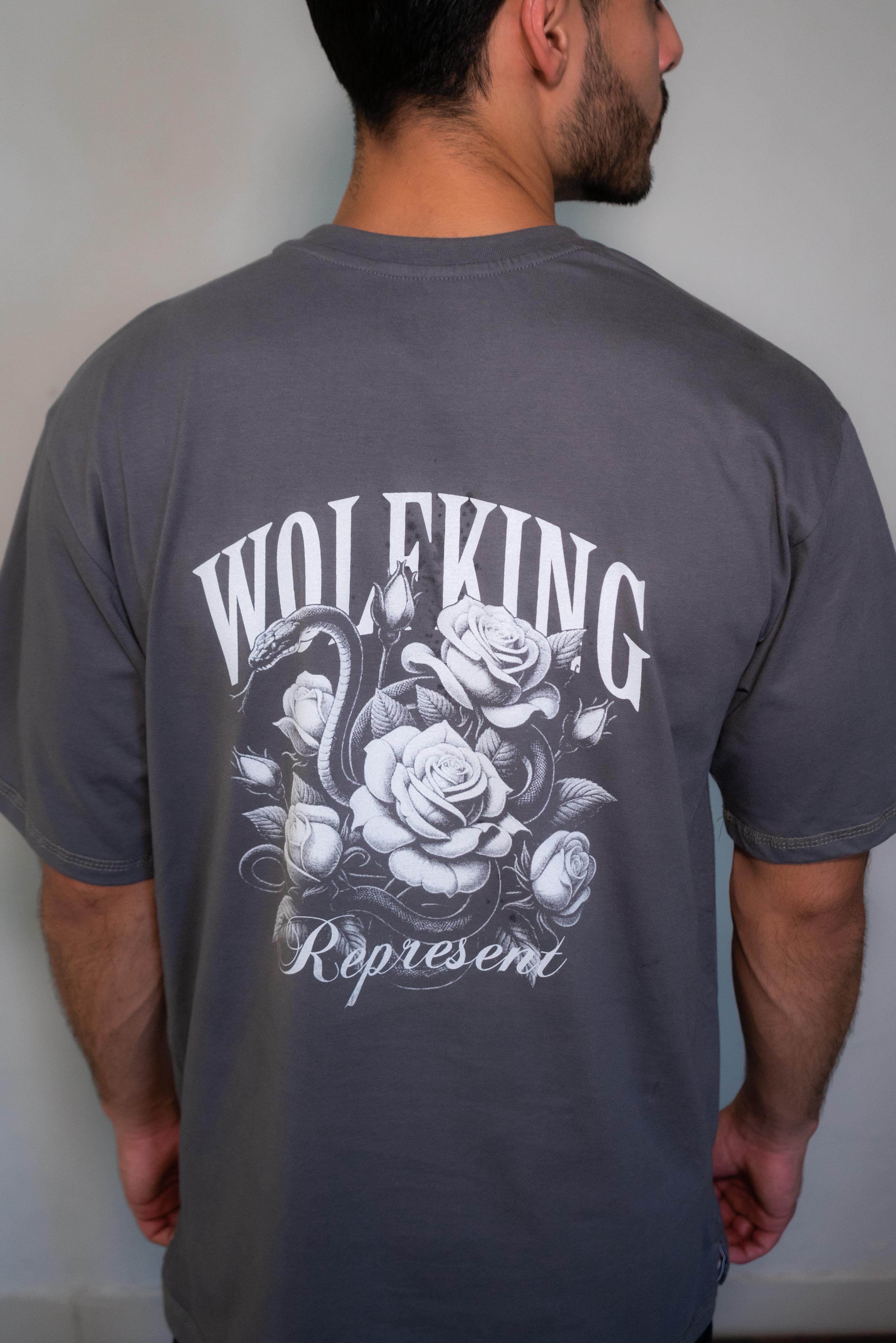 OVERSIZE SNAKE WOLFKING GRAPHITE