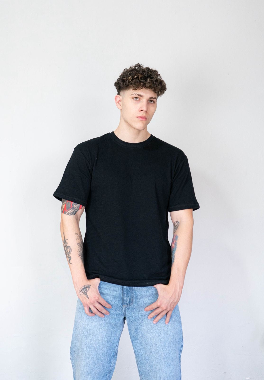 SEMI-OVERSIZE WAFFLE WOLFKING NEGRO