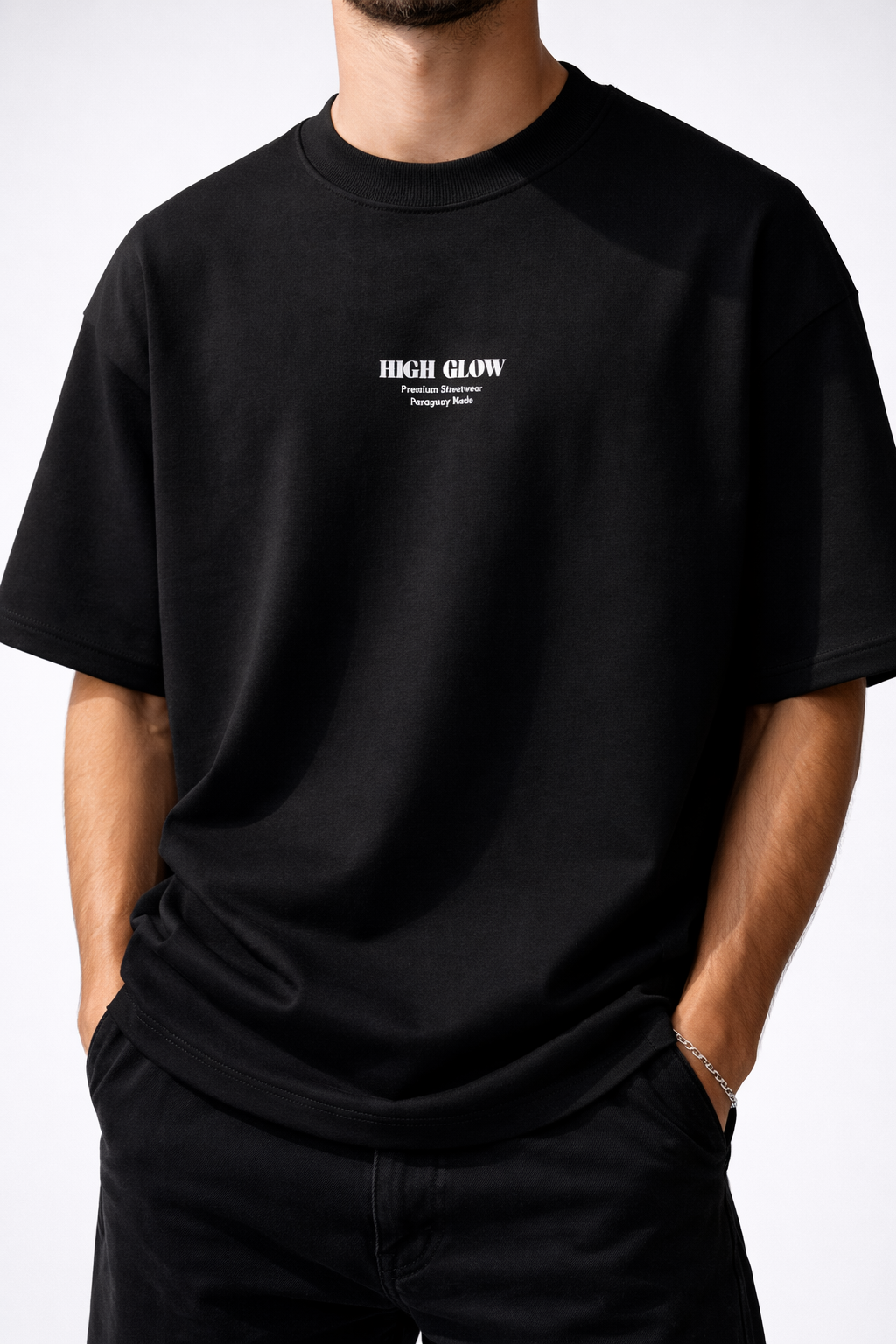 OVER. ALTO GRAMAJE HIGH GLOW MINIMAL NEGRO