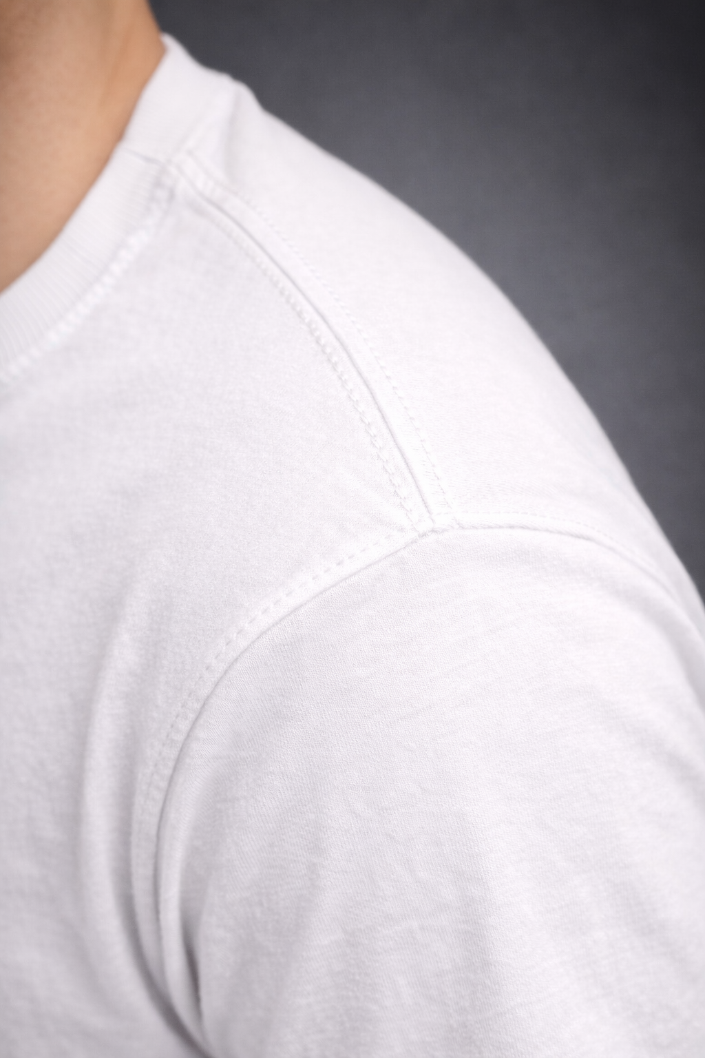 BASICA DE ALGODON HIGH GLOW BLANCO